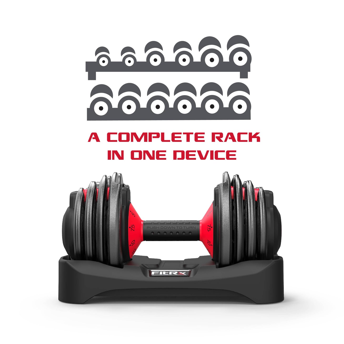 Adjustable Dumbbells, 25Lb Smartbell Dumbbell Set with 9-In-1 Quick-Select Weights, 2.5Lb Increments for Home Gym
