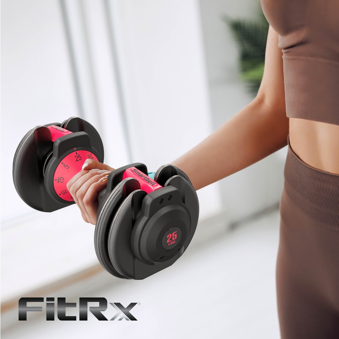 Adjustable Dumbbells, 25Lb Smartbell Dumbbell Set with 9-In-1 Quick-Select Weights, 2.5Lb Increments for Home Gym